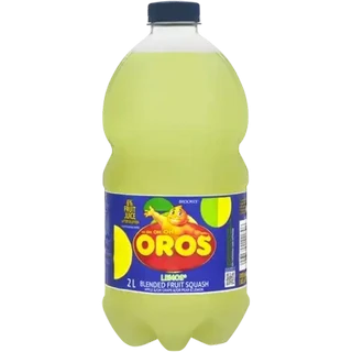 Brookes Oros Lemos Blended Fruit Squash 2L REDCUSED BEST BY DATE 1 AUGUST 2025