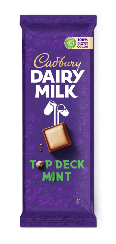 Cadbury Top Deck Mint 80g bar