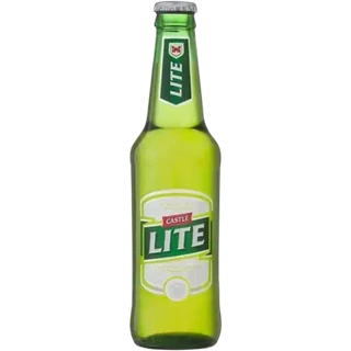 Castle Lite Lager Beer Bottle 330ml