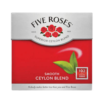 Five Roses Tea Tagless 102 pack Red