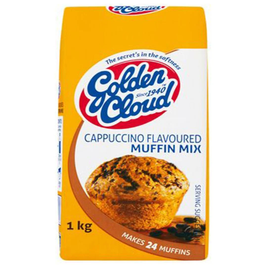 Golden Cloud Cappuccino Muffin Mix 1kg – Your New Favourite South African Bake!