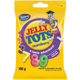 Jelly Tots Numbers Sweets 100g