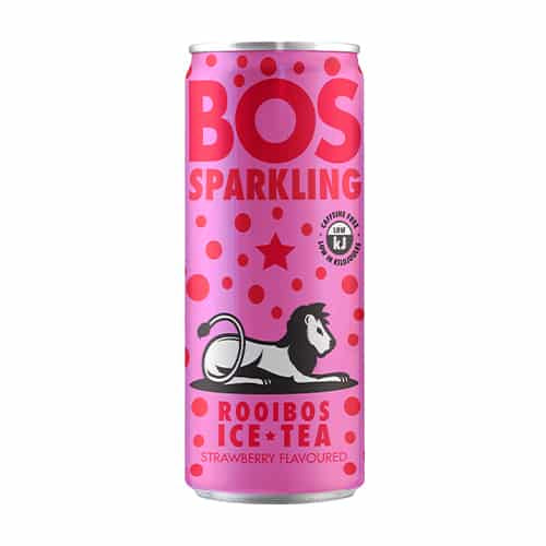 BOS Sparkling Tropical Rooibos Ice Tea 300ml Can