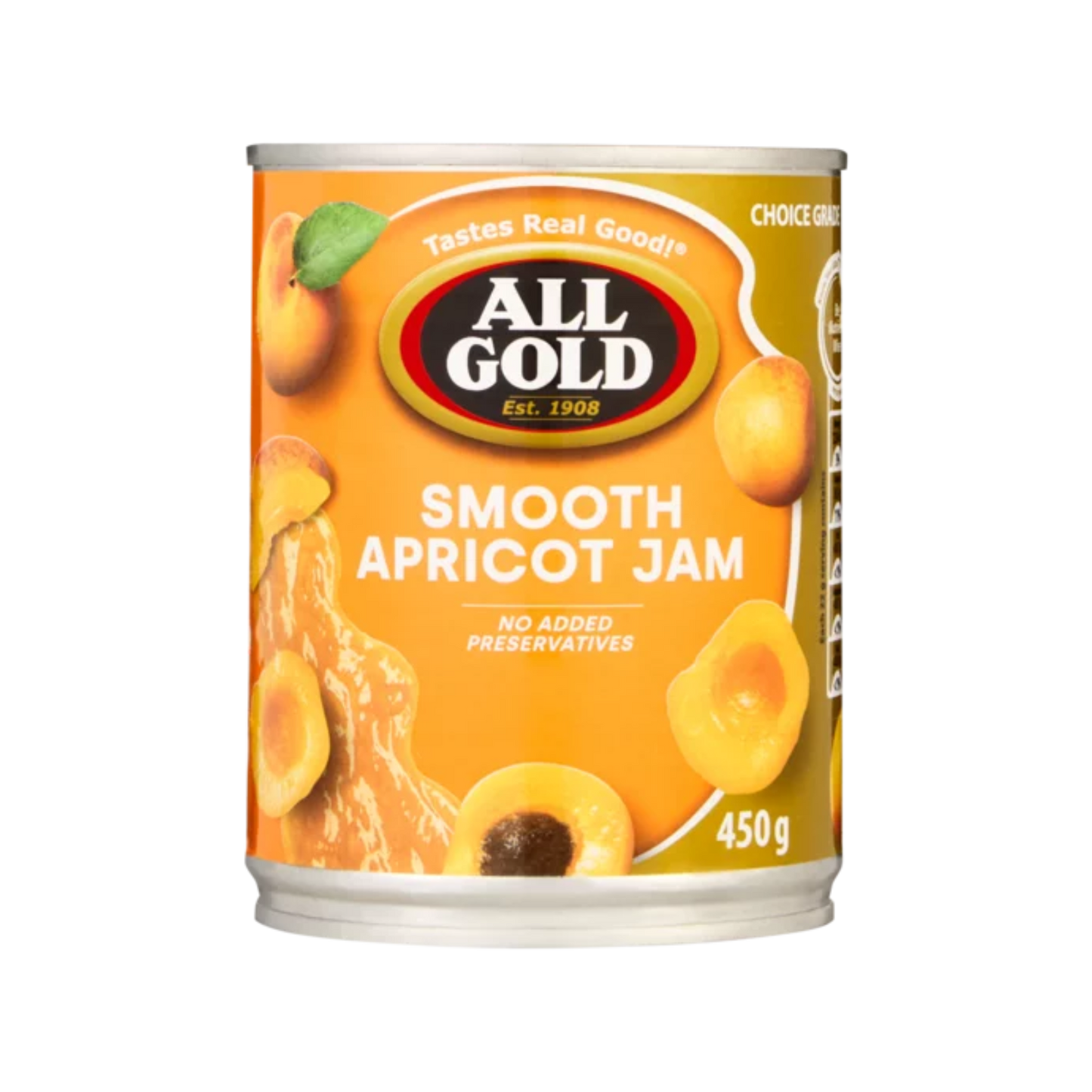 All Gold Smooth Apricot Jam 450g