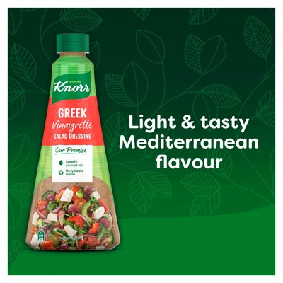 Knorr Vinaigrette Salad Dressing Greek 340ml