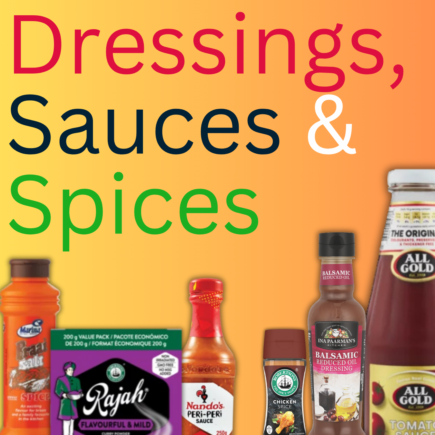 Dressings, Sauces & Spices