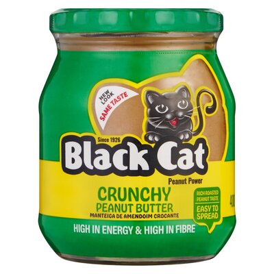 Black Cat Peanut Butter Crunchy  400g