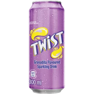 Twist Granadilla Flavoured Soft Drink 300ml Can