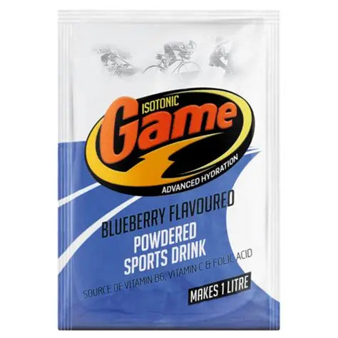 Isotonic Game Powder Blueberry Sachets 80g