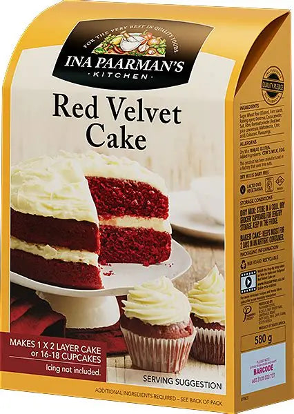 Ina Paarman Red Velvet Cake Mix – 580g