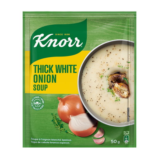 Knorr Thick White Onion Soup 50g sachet
