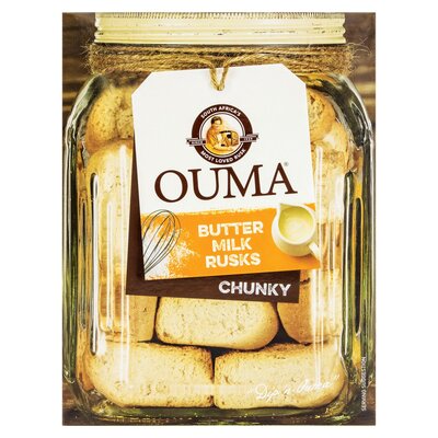Ouma Buttermilk Rusks - Crunchy, golden South African buttermilk rusks — wholesome, comforting, and perfect for dunking.