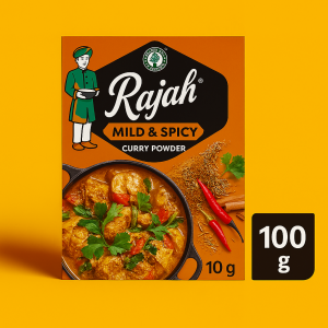Rajah Curry Powder Mild and Spicy 100g pack