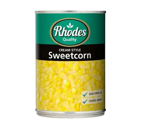Rhodes Cream Style Sweetcorn 400g – SA’s Favourite Golden Comfort
