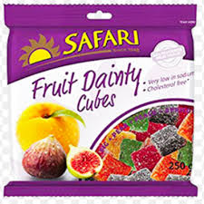 Safari Fruit Dainty Cubes 250g