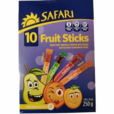 Safari fruit Sticks 250g